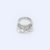 Adolfo Dominguez Bisutería>Anillo En Zinc Motivo Torsion Plateado