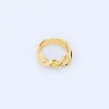 Adolfo Dominguez Bisutería>Anillo Motivo Torsion Dorado