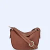 Adolfo Dominguez Bolsos>Bandolera Mediana En Material Reciclado Marron