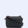 Adolfo Dominguez Bolsos>Bandolera Mediana En Material Reciclado Negro