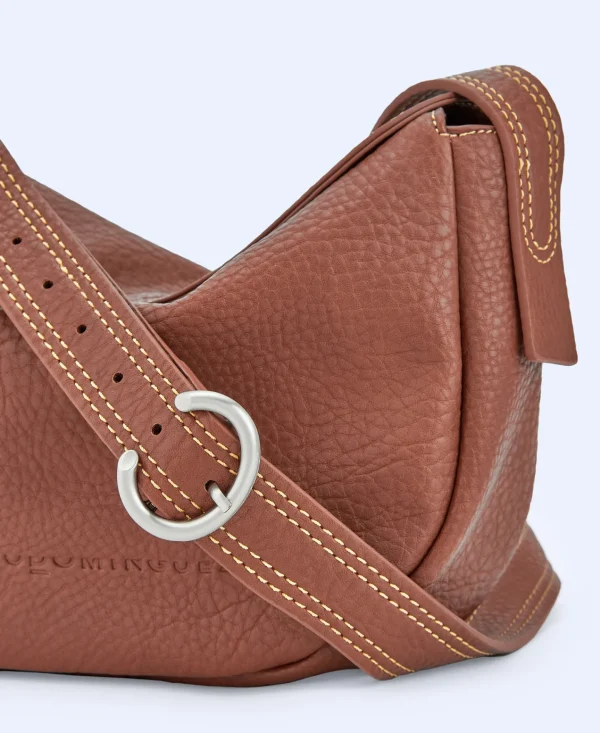 Adolfo Dominguez Bolsos>Bandolera Mediana En Material Reciclado Marron