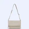 Adolfo Dominguez Bolsos>Bandolera Mediana Materiales Reciclados Hielo