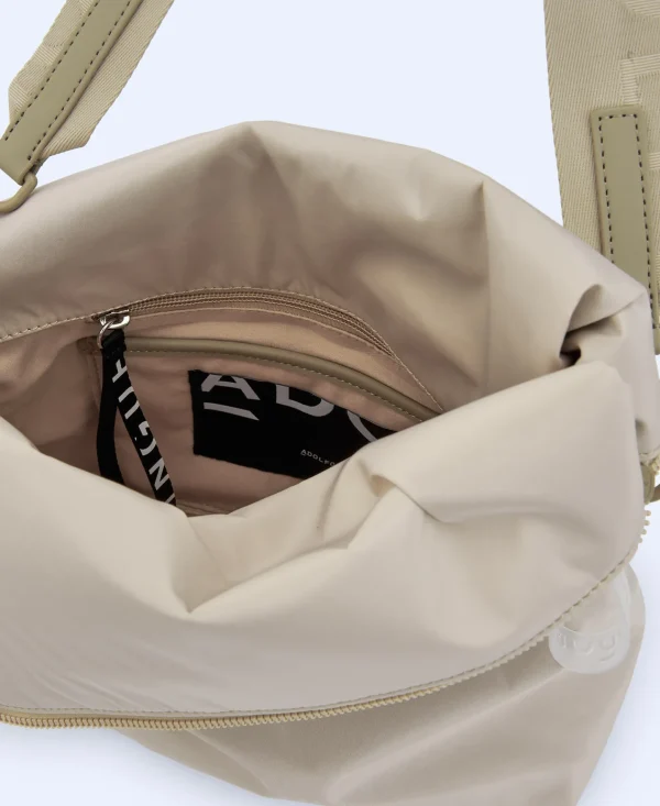 Adolfo Dominguez Bolsos>Bandolera Mediana Materiales Reciclados Hielo