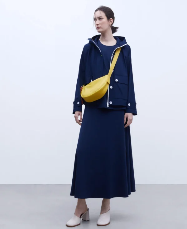 Adolfo Dominguez Bolsos>Bandolera Pequena En Material Reciclado Amarillo