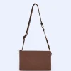 Adolfo Dominguez Bolsos>Bandolera Pequena Materiales Reciclados Marron