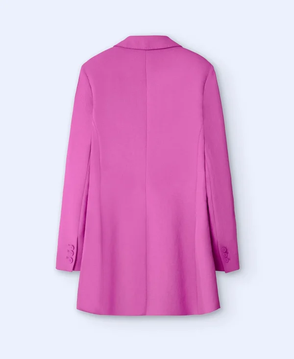 Adolfo Dominguez Blazer>Blazer Larga Y Entallada Rosa