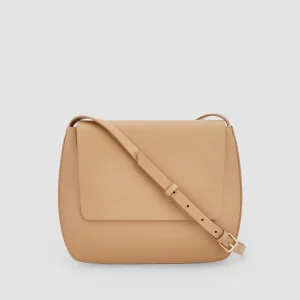 Adolfo Dominguez Bolsos>Bolso Bandolera En Vaqueta Camel
