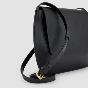 Adolfo Dominguez Bolsos>Bolso Bandolera En Vaqueta Negro