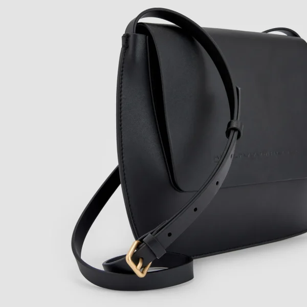 Adolfo Dominguez Bolsos>Bolso Bandolera En Vaqueta Negro