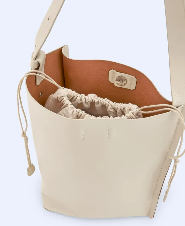 Adolfo Dominguez Bolsos>Bolso Hobo Made In Spain En Piel Crudo