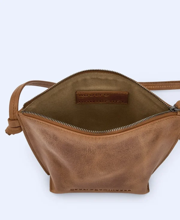 Adolfo Dominguez Bolsos>Bolso Mini En Piel Responsable Cuero