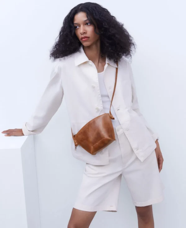 Adolfo Dominguez Bolsos>Bolso Mini En Piel Responsable Cuero