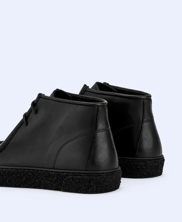 Adolfo Dominguez Zapatos>Botin En Piel Bovina Negro