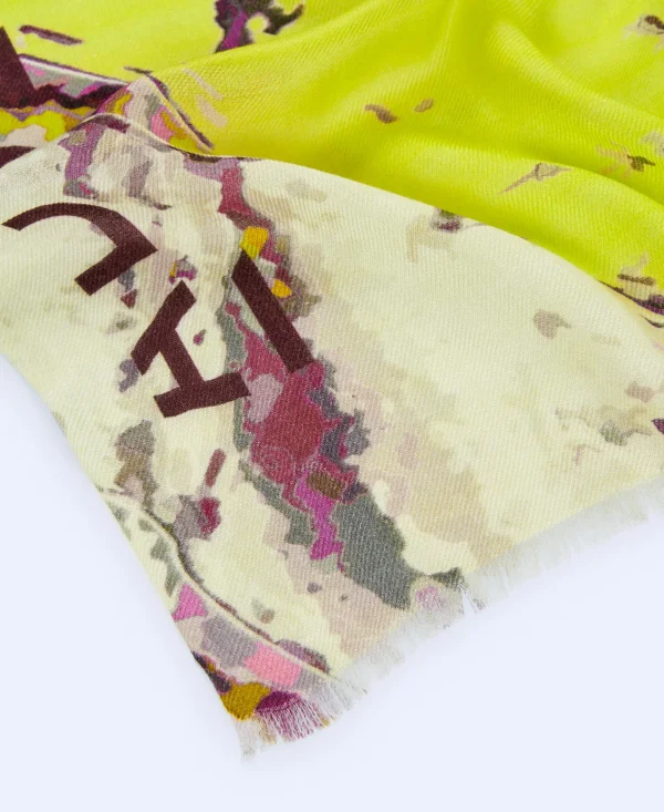 Adolfo Dominguez Foulares>Chal Estampado En Modal Fucsia