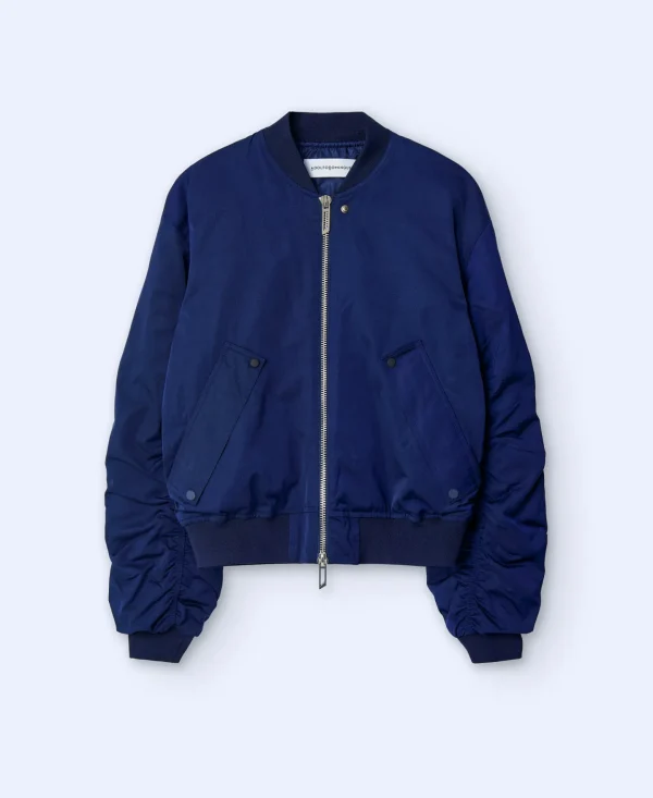 Adolfo Dominguez Abrigos Y Chaquetas>Chaqueta Bomber Acolchada Azul Oscuro