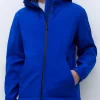 Adolfo Dominguez Abrigos Y Chaquetas>Chaqueta Con Capucha En Neopreno Cobalto