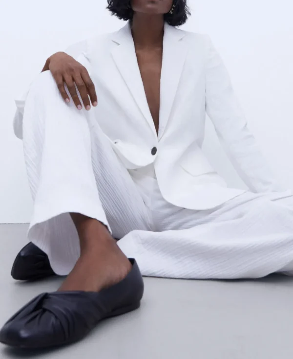 Adolfo Dominguez Blazer>Chaqueta Sastre En Algodon Blanco Natural