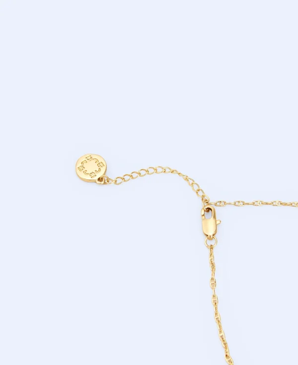 Adolfo Dominguez Bisutería>Collar Con Cadena De Ramas En Metal Dorado