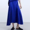 Adolfo Dominguez Faldas>Falda Midi Con Godet Azul