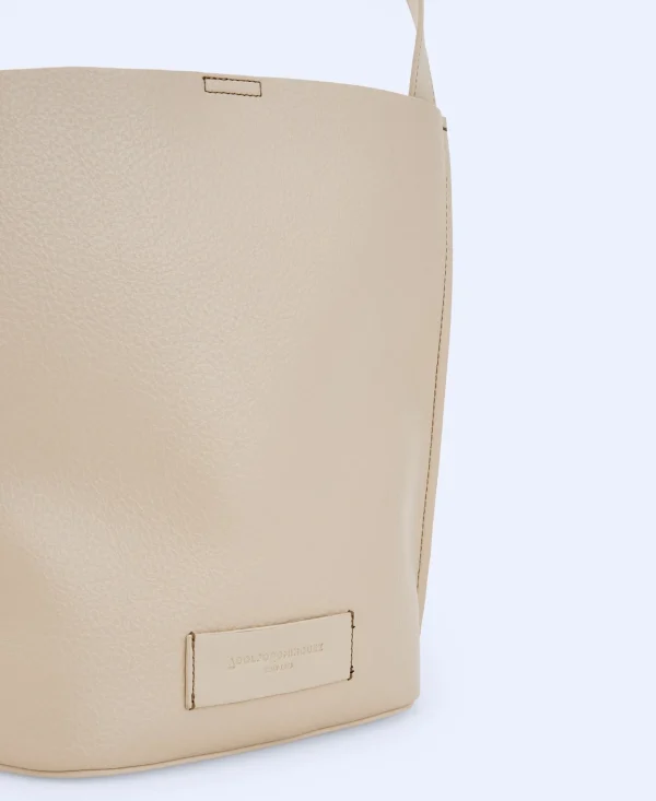 Adolfo Dominguez Bolsos>Hobo Mediano Textura Grano Nata