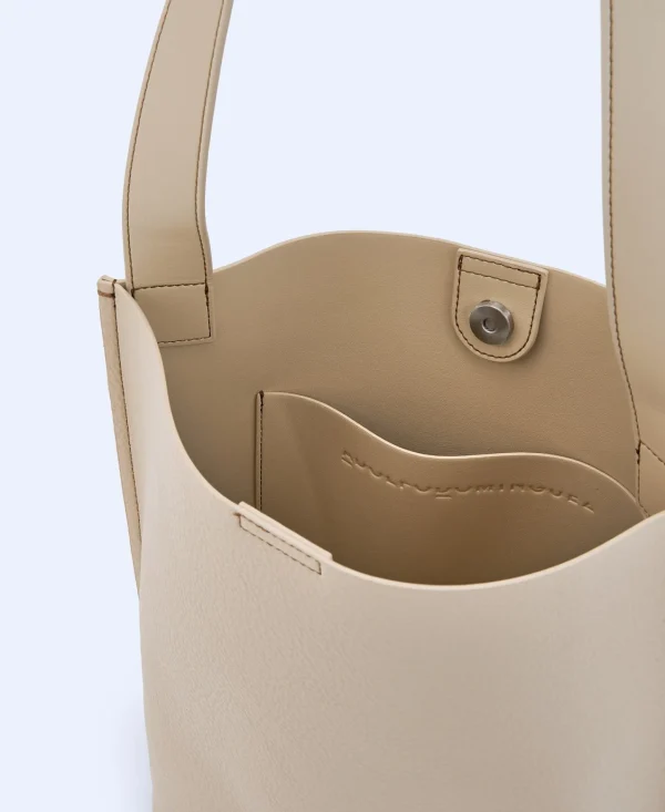 Adolfo Dominguez Bolsos>Hobo Mediano Textura Grano Nata