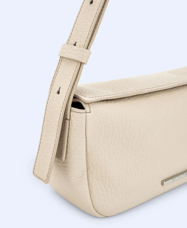 Adolfo Dominguez Bolsos>Hobo Pequeno Doble Solapa Crudo