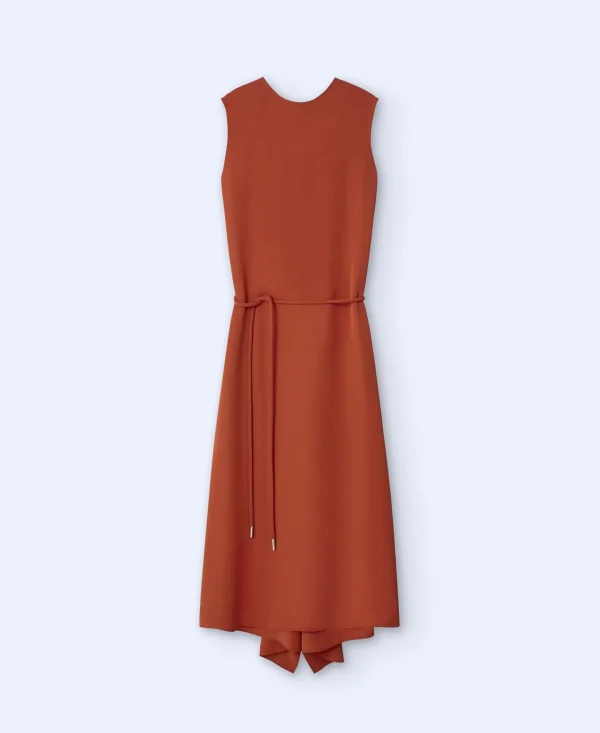 Adolfo Dominguez Vestidos Y Monos>Maxi Vestido Evase Teja