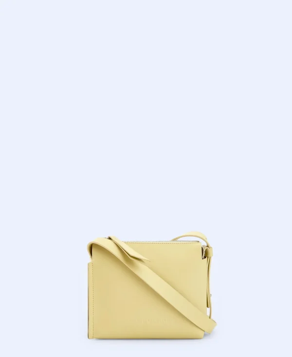 Adolfo Dominguez Bolsos>Mini Bandolera Hecha En Espana Amarillo