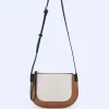 Adolfo Dominguez Bolsos>Mini Bandolera Tricolor En Piel Vaqueta Multicolor