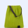 Adolfo Dominguez Bolsos>Mochila En Crinkle Reciclado Verde Pistacho