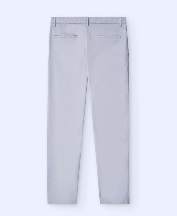 Adolfo Dominguez Pantalones>Pantalon Chino En Twill De Algodon Hielo