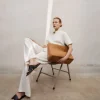 Adolfo Dominguez Pantalones>Pantalon De Corte Recto Crema