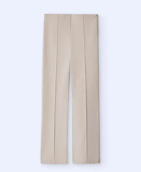 Adolfo Dominguez Pantalones>Pantalon En Punto Roma Camel