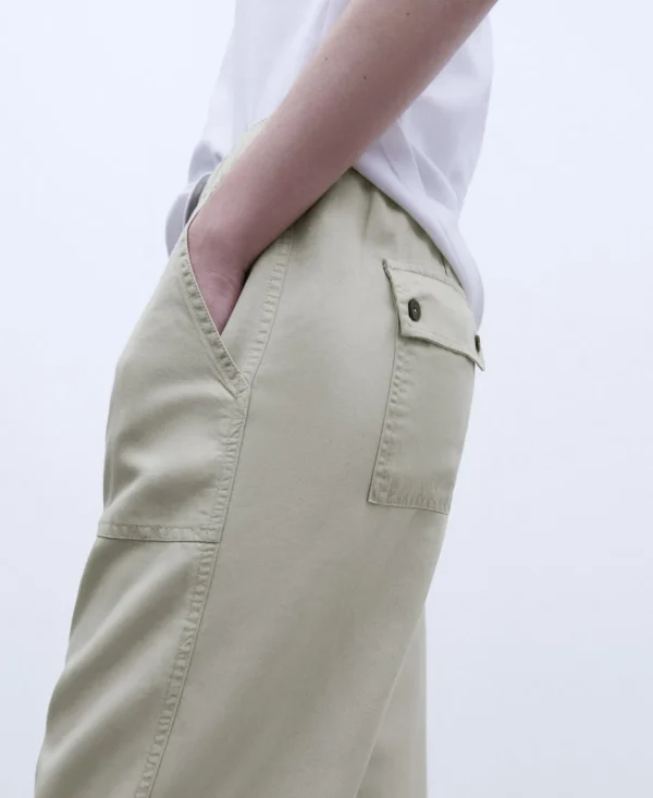 Adolfo Dominguez Pantalones>Pantalon Jogger En Lyocell De Lenzing™ Piedra