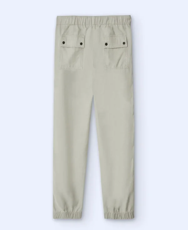 Adolfo Dominguez Pantalones>Pantalon Jogger En Lyocell De Lenzing™ Piedra