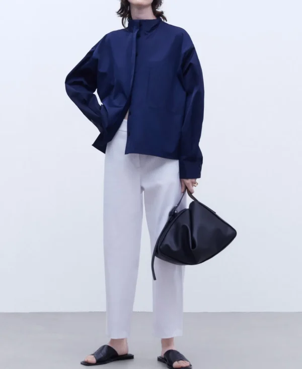 Adolfo Dominguez Pantalones>Pantalon Regular Fit Blanco