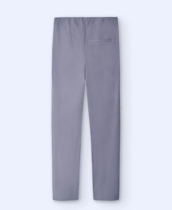 Adolfo Dominguez Pantalones>Pantalon Skinny En Algodon Crudo
