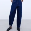 Adolfo Dominguez Pantalones>Pantalon Vaquero En Algodon Azul Denim