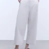 Adolfo Dominguez Pantalones>Pantalon Vaquero En Algodon Y Lino Crudo