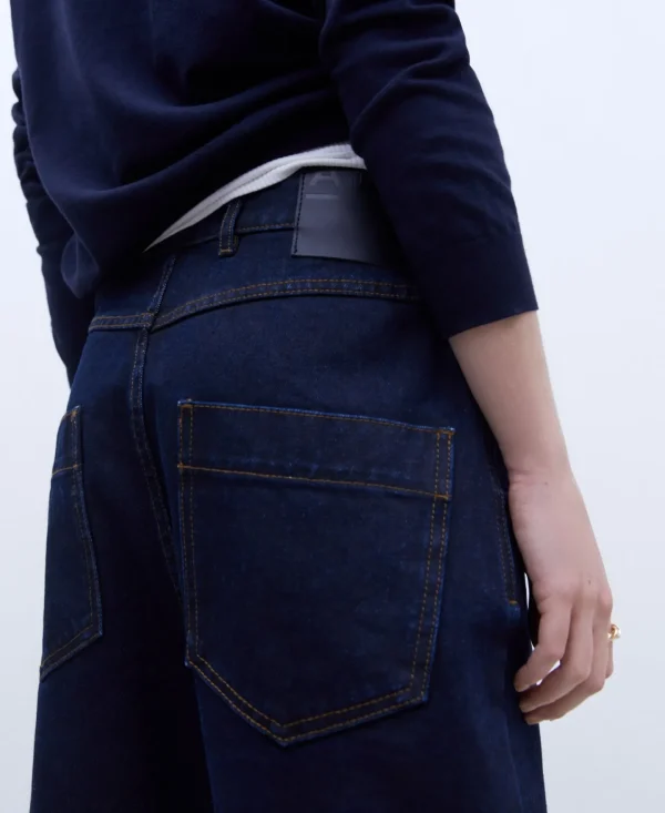 Adolfo Dominguez Pantalones>Pantalon Vaquero En Algodon Organico Azul Denim