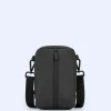 Adolfo Dominguez Bolsos>Portamovil Cremallera Frontal Gris Oscuro