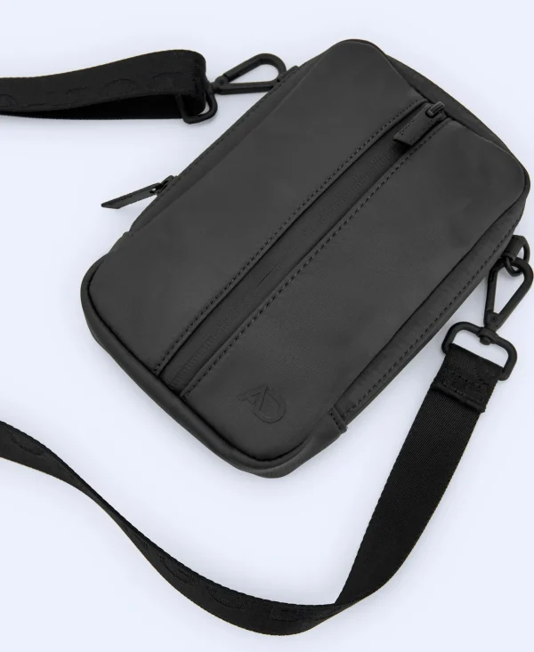Adolfo Dominguez Bolsos>Portamovil Cremallera Frontal Gris Oscuro