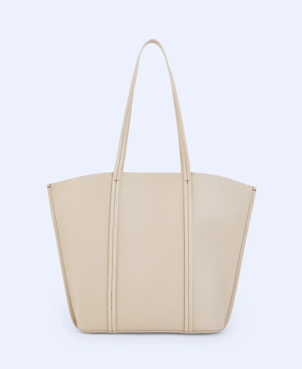 Adolfo Dominguez Bolsos>Shopper Reciclado En Textura Grano Nata