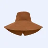 Adolfo Dominguez Sombreros>Sombrero Bucket Asimetrico Terracota