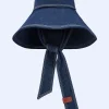 Adolfo Dominguez Sombreros>Sombrero Bucket En Denim Azul Denim
