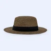 Adolfo Dominguez Sombreros>Sombrero En Papel Responsable Negro