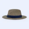 Adolfo Dominguez Sombreros>Sombrero En Papel Responsable Azul Marino