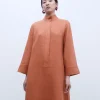 Adolfo Dominguez Vestidos Y Monos>Vestido Tunica Cuello Tira Rosa