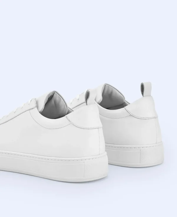 Adolfo Dominguez Zapatos>Zapatilla Deportiva Basica En Piel Blanco